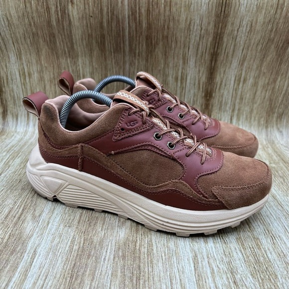UGG Miwo Trainer Men's Size 8 Brown‎ Running Shoes Sneakers Vibram 1104970 - Picture 1 of 10